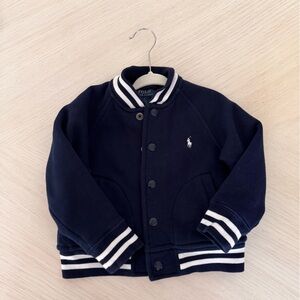 Polo Ralph Lauren Navy Varsity Jacket